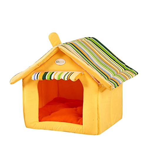 Yowablo Hundematte Hundedecke Haustierdecke Katzendecke Hundkissen Kuscheldecke Hunde Hundematratze Haustierdecke Hund Schlafmatte Katze Schlafmatte Katze Decken (35 * 30cm,Gelb) von Yowablo