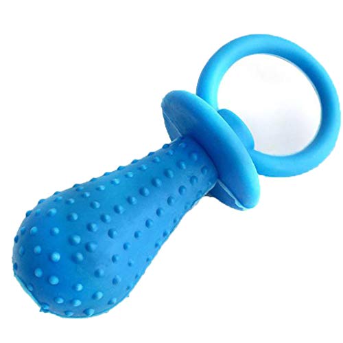 Yowablo Interaktive Hundespielzeug welpen Molar Biss Pet Hundezahnb?ste Zahnb?ste Katzen Hund Spielzeug Ball Haustier Spielzeug Quietschspielzeug Hundespielball (14 * 4.5cm,Zuf?lige Farbe) von Yowablo