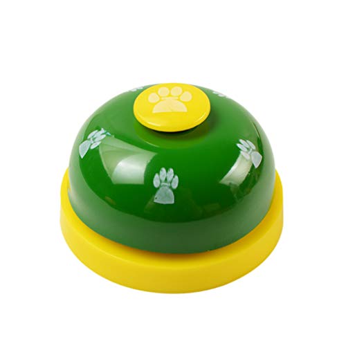 Yowablo Pet Training Bells Hundeglocke für Töpfchen und Kommunikationsgerät (7 * 4.5cm,Grün) von Yowablo