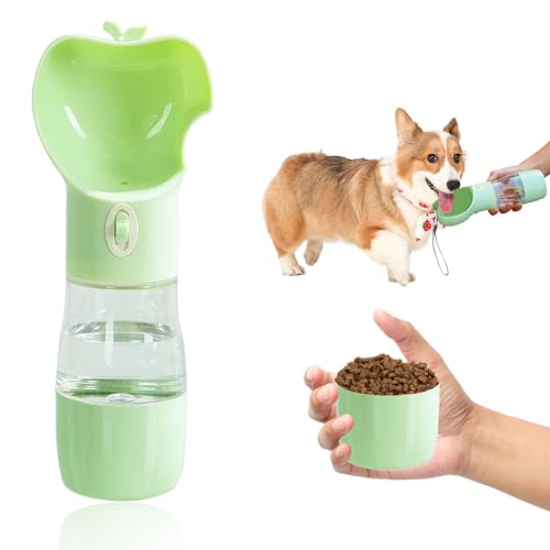 Tragbare Hund Wasserflasche, Hund Reise Wasserflasche, Hund Wasserspender, Auslaufsicher Hund Wassernapf Becher, Fütterung & Bewässerung Zubehör für Hunde, Hund Katze Haustier Outdoor Walking Reisen von Yowmina