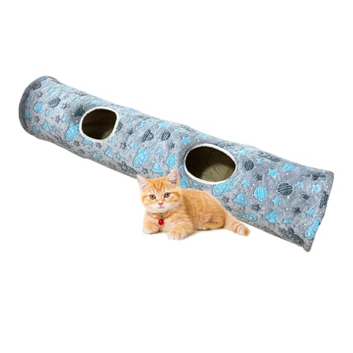 Cat Tunnel with Multiple Openings, Cat Hideaway Tunnel, Tunnel for Cats to Hide, Soft Cat Tunnel, Expandable Cat Tunnel, Cat Tunnel for Indoor Use, Cat Tunnel with Crinkle Sound, Long Cat Tunnel von Ysvnlmjy