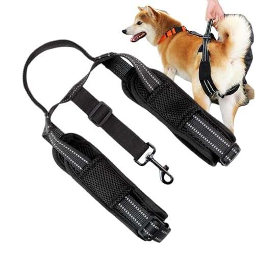 Dog Lift Harness, Dog Sling Adjustable, Comfortable Hip Support, Sturdy Handle Dog Lift, Adjustable Dogs Lift Harness for Senior Dogs Comfortable Dogs Sling with Reflective Strips for Safety von Ysvnlmjy