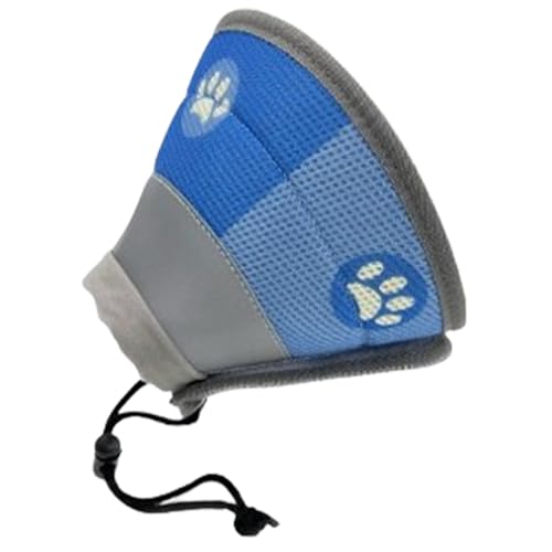 Genesungshalsbänder für Hunde | Atmungsaktives Halsband | Weiche Hundekegel, weicher, atmungsaktiver Katzen-Halskegel, stoppt das Lecken, Kratzschutzkegel, verstellbares Katzen-Erholungshalsband für K von Ysvnlmjy