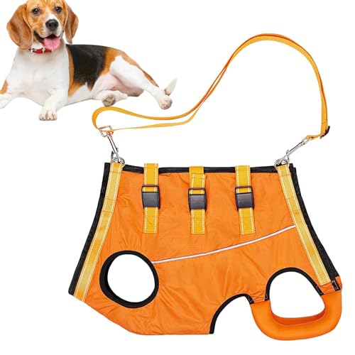 Hunde Lift Geschirr | Hunde Hebegeschirr | Hunde Heck Lift Harness Atmungsaktive Hundeschwimmweste mit Griff Haustier Lift Sling Carrier Harness Partyzubehör für Alte, Ältere, Behinderte oder von Ysvnlmjy