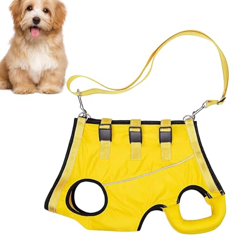 Hunde Lift Geschirr | Hunde Hebegeschirr | Hunde Heck Lift Harness Atmungsaktive Hundeschwimmweste mit Griff Haustier Lift Sling Carrier Harness Partyzubehör für Alte, Ältere, Behinderte oder von Ysvnlmjy