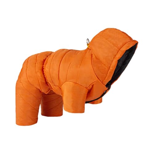 Hundemantel aus Baumwolle, winddicht, wasserdicht, Winterkleidung, isolierter Hundemantel, gemütliche Hundebekleidung, warme Winterkleidung, weicher Haustiermantel für den Winter, Outdoor-Komfort von Ysvnlmjy