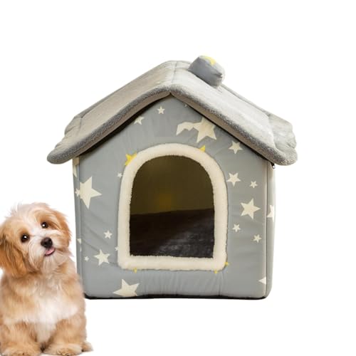 Indoor Cat House, Soft Kitten Bed, Cat Bed Cave, Waterproof Pet Furniture, Pet Furniture That Combines a Cozy House Shape Design with Practicality, Making It Suitable for Both Cats and Dogs von Ysvnlmjy