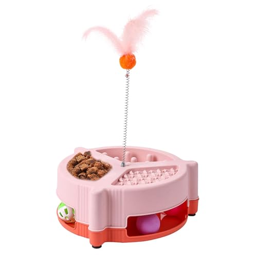 Innovative Cat Interactive Feeder | Multifunctional Slow Feeder Toy for Indoor Use | Fun Interactive Food Dispenser for Kittens and Adult Cats to Promote Healthy Eating von Ysvnlmjy