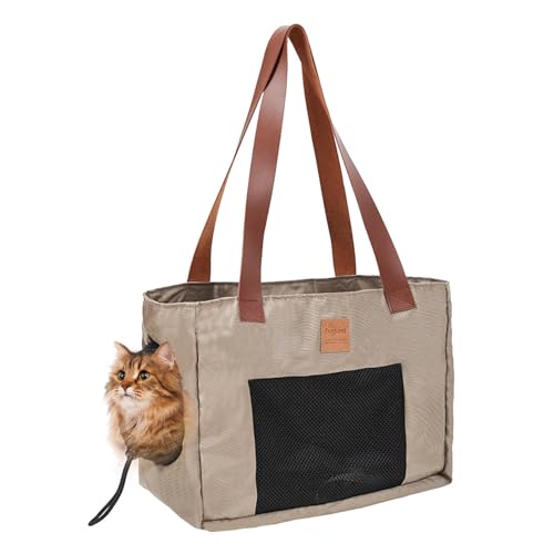 Katzentragetasche, Katzen-Reisetasche, Haustier-Tragetasche, atmungsaktive Haustier-Tragetasche, kleine Hundetragetasche, verschleißfeste Haustier-Tragetasche, tragbare Reisetasche für Haustiere, von Ysvnlmjy