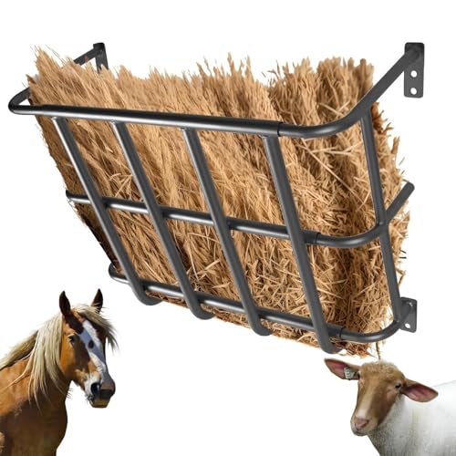 Metal Horse Feeder, Wall Hay Rack, Multipurpose Hay Feeder, Goat Feeding Rack, Metal Hays Feeder for Goats and Horses to Minimize Waste Wall-Mounted Hay Rack for Stables and Farms to Maximize Space von Ysvnlmjy