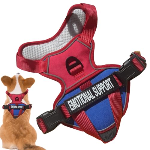 No Pull Dog Harness for Medium Dogs | Adjustable Pet Chest Vest | Reflective Dog Service Vest | Breathable & Comfortable Harness for Medium to Large Dogs von Ysvnlmjy