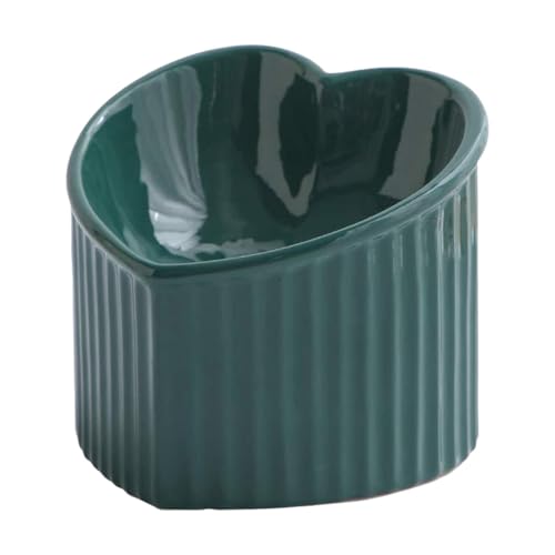 Pet Food Bowls, Inclined Ceramic Bowl, Heart Shape Bowl, The Purpose of The Pet Food Bowls for Cats is to Provide a Functional and Stylish Feeding Solution That Caters to The Needs von Ysvnlmjy