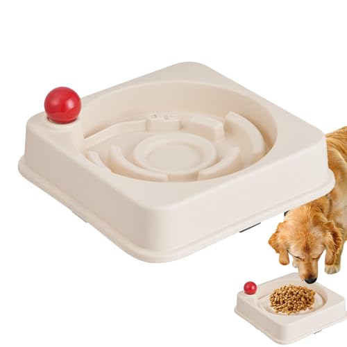 Slow Feed Dog Dish for Training, Slow Feeder Dog Bowl, Elevated Slow Feeder Dog Bowl, Dog Feeder Bowl with Maze Design, Eco-Friendly Slow Feed Dog Bowl, Slow Feed Bowl for Small Dogs von Ysvnlmjy