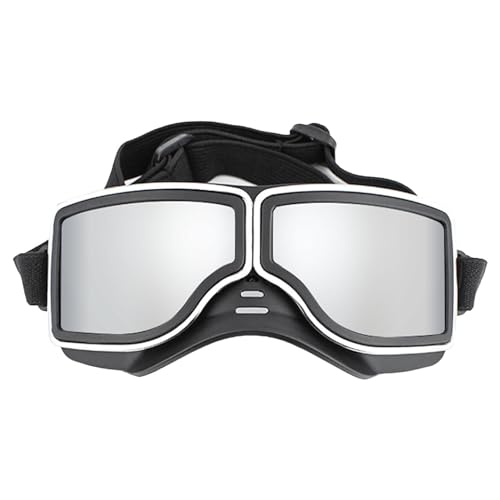 UV-Schutzbrille für Hunde | Verstellbare Hundebrille | Winddichte Hundesonnenbrille – verstellbarer Riemen, UV-Schutzbrille für Hunde, Hundesonnenbrille, winddicht, beschlagfrei, staubdicht, schneesic von Ysvnlmjy