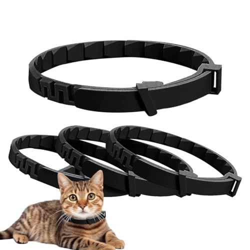 Beruhigendes Halsband für Hunde – Katzen-Pheromon-Halsband, beruhigendes Katzenhalsband, lindert Stress, langanhaltende Entspannung, verstellbares Katzen-Pheromon-Halsband für kleine von Ysvnlmjy