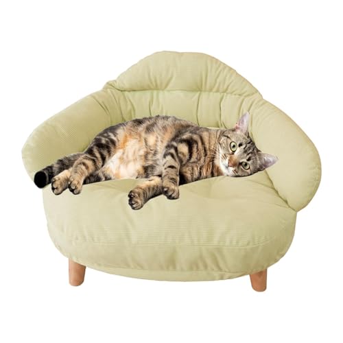 Ysvnlmjy Cat Couch Bed, Pet Couch Chair, Dog Couch Bed, Soft Cat Nest, Detachable Pet Couches Beds with Legs for Cats and Dogs Soft Breathable Cat Couches Bed for Living Room and Bedroom von Ysvnlmjy