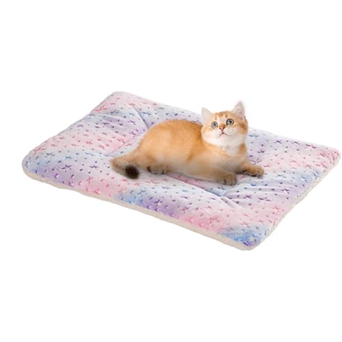 Ysvnlmjy Non-Slip Dog Mat Bed, Travel Dog Mat Bed, Heated Dog Bed Mat, Small Dog Mat Bed, Dog Mat Bed, Outdoor Dog Bed Mat, Dog Mat Bed with Cushion von Ysvnlmjy