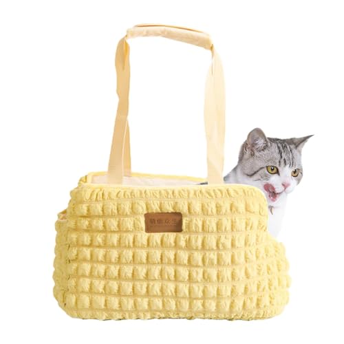 Tragetasche für Katzen, Hundetragetasche, große Kapazität, atmungsaktive Reisetasche, Haustier-Tragetasche, Schultertasche, Welpen-Tragetasche, Haustierbedarf von Ysvnlmjy