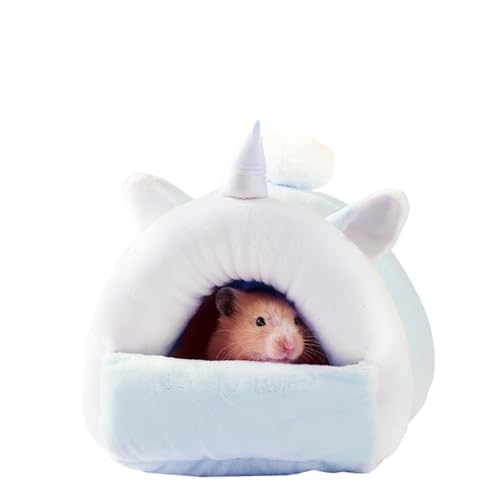 Hamster House Guinea Pig cave,Nest Hamster Plush cave, Guinea Pig Tent,Warm und bequem, weiche Isolierung, geeignet für Hamster, Meerschweinchen und andere Kleintiere zum Überwintern von YuWangg