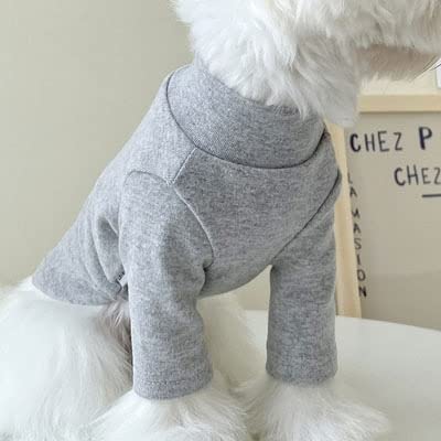 YuZiJiang Weiche Katzen-Kleidung, Hunde-T-Shirt, Pullover, Rollkragenpullover, Hemd, Haustier-Kleidung für kleine Hunde, Chihuahua, Bichon, Mops von YuZiJiang