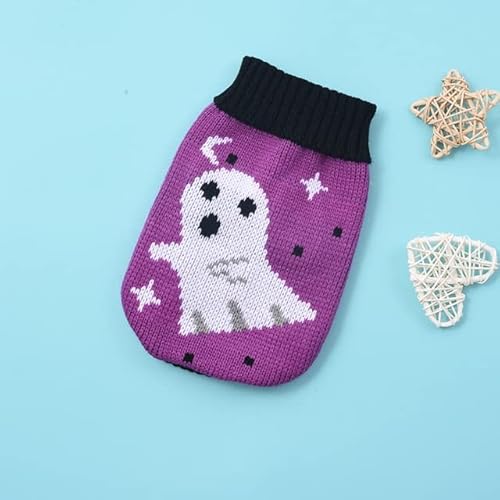 YuZiJiang Winter Cartoon Katze Hund Kleidung Warme Welpen Pullover Für Kleine Haustiere Kleidung Mantel Stricken Häkeln Kleidung von YuZiJiang