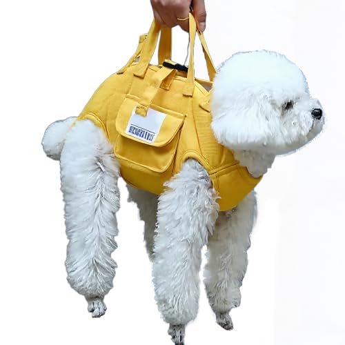 Yuecjian Ganzkörper-Hundegeschirr, Outdoor-Tragetasche, verstellbare Tragetasche mit Griffen für Outdoor-Aktivitäten, tägliches Spazierengehen, Parkbesuche, Fellpflege, Wandern, Camping, lange Reisen Yuecjian Ganzkörper-Hundegeschirr, Outdoor-Tragetasche, verstellbare Tragetasche mit Griffen für Outdoor-Aktivitäten, tägliches Spazierengehen, Parkbesuche, Fellpflege, Wandern, Camping, lange Reisen von Yuecjian