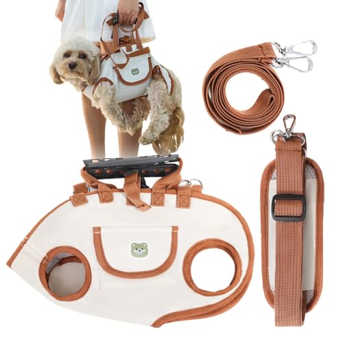 Yuecjian Hundemobilitätsgeschirr - Tragegeschirr Mit Griffen | Einstellbare Westentrage Für Kleine Hunde Katzen Bei Spaziergängen Reisen Ausflügen Yuecjian Hundemobilitätsgeschirr - Tragegeschirr Mit Griffen | Einstellbare Westentrage Für Kleine Hunde Katzen Bei Spaziergängen Reisen Ausflügen von Yuecjian