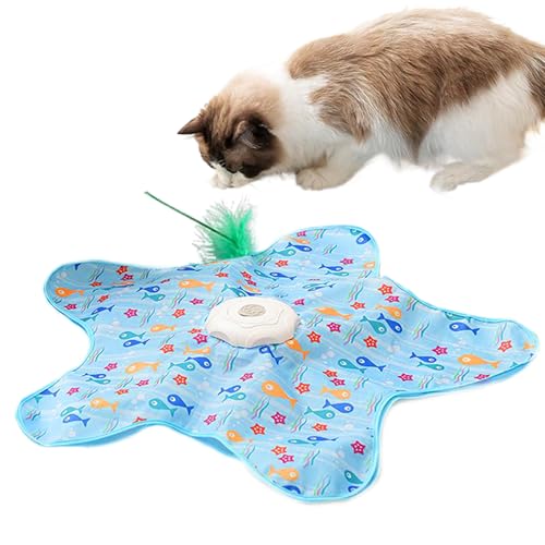 Yuecjian Interaktives Katzenspielzeug | Sternförmiges stimulierendes Katzenspielzeug - Kaufeste Drei Geschwindigkeitsspiele für Zahnen Jagd Mentale Stimulation Training Klettern Yuecjian Interaktives Katzenspielzeug | Sternförmiges stimulierendes Katzenspielzeug - Kaufeste Drei Geschwindigkeitsspiele für Zahnen Jagd Mentale Stimulation Training Klettern von Yuecjian