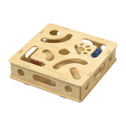 Yuecjian Katzen Labyrinth | Interaktives Katzen Puzzle Spielzeug,Spiel Mit Glöckchen Gegen Langeweile Bei Alleinsein Yuecjian Katzen Labyrinth | Interaktives Katzen Puzzle Spielzeug,Spiel Mit Glöckchen Gegen Langeweile Bei Alleinsein von Yuecjian
