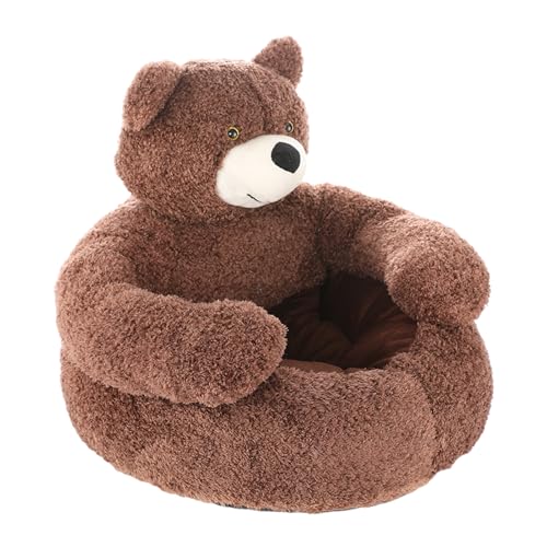 Yuecjian Katzenbett Hundebett Ø 50 60 cm Haustierbett Weich Schöne Bär Hug Tierbett Abnehmbar und waschbar Hundesofa Hundekissen mit Extra Dicker Füllung für klein Katzen und Hunde Yuecjian Katzenbett Hundebett Ø 50 60 cm Haustierbett Weich Schöne Bär Hug Tierbett Abnehmbar und waschbar Hundesofa Hundekissen mit Extra Dicker Füllung für klein Katzen und Hunde von Yuecjian