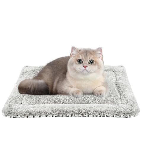 Yuecjian Selbstwärmende Katzenbetten | Selbstwärmekissen Für Katze Hund Haustiere Thermomatte | rutschfeste Plüschdecke Für Kleine Haustiere Welpen Kitten Kaninchen Reise Käfig Yuecjian Selbstwärmende Katzenbetten | Selbstwärmekissen Für Katze Hund Haustiere Thermomatte | rutschfeste Plüschdecke Für Kleine Haustiere Welpen Kitten Kaninchen Reise Käfig von Yuecjian