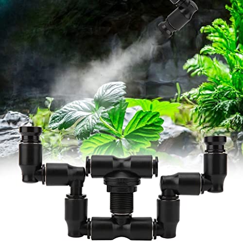 Rettile Nebel Nebel Nebel Nebel Maker Nebel Düse 360°Einstellbare Doppelkopf Kühlsystem Aquarium System Verbinden 1/4 Wanne Amphibien Pflanzen Blumen von Yuehuamech