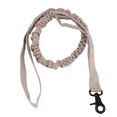 102 cm/40 Zoll Taktische Hundeleine, Bungee-Hundeleine, Nylon-Hundemilitärleine, robuste Hundeleine, geeignet für Training und Spaziergänge (Khaki) von Yuezhongoo