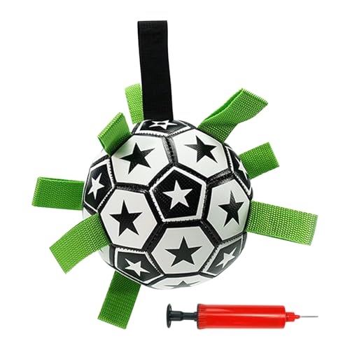 Yugugomo Hundefußball | Hundespielzeug Fußball Mit Luftpumpe - Interaktives Spiel- und Kauspielzeug mit Puzzle-Elementen für den Einsatz im Wasser, zur Bewegung, für Apportiertraining und Welpen Yugugomo Hundefußball | Hundespielzeug Fußball Mit Luftpumpe - Interaktives Spiel- und Kauspielzeug mit Puzzle-Elementen für den Einsatz im Wasser, zur Bewegung, für Apportiertraining und Welpen von Yugugomo