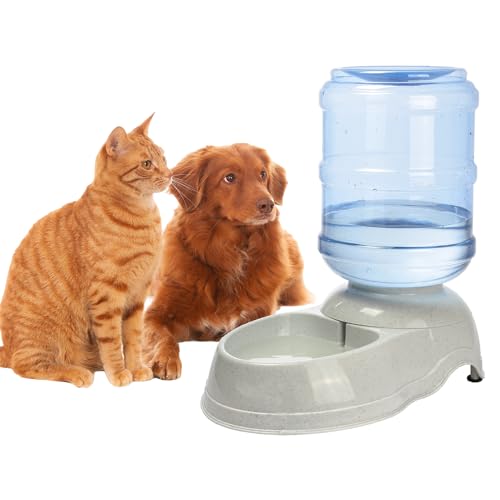 Automatischer 11-Liter-Wasserspender für Hunde, Schwerkraft-Wasserspender, automatischer Schwerkraft-Wassernapfspender, großer Trinkbrunnen für kleine, mittelgroße und große Hunde, Katzen von Yuiopy