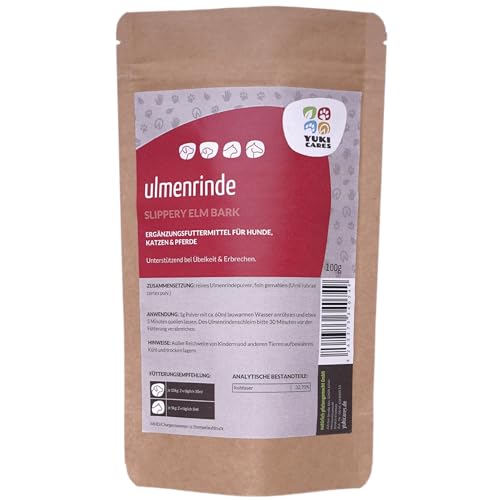 Ulmenrinde - Slippery Elm bark 100g von Yuki cares