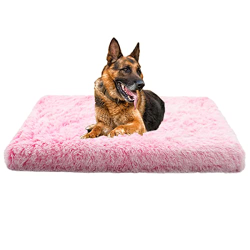 Yuly Flauschiges Hundebett mit Memory Foam,Orthopädische Hundekissen Große Hunde,Ergonomisches Hundesofa für Hunde und Katzen,Waschbar rutschfest Hundebetten(50x40cm) von Yuly