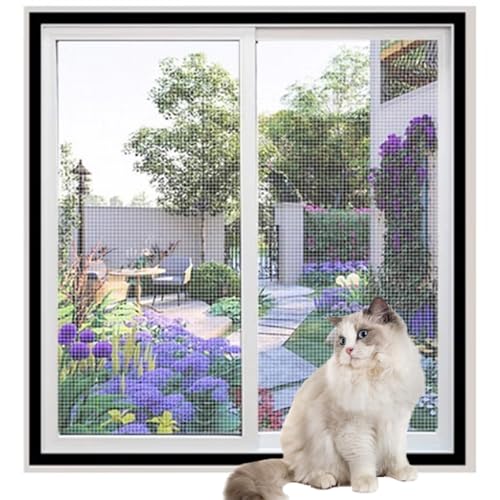 Katzennetze in personalisierter Größe, Fensterschutz für Katzen, langlebige Polyesterfenster mit Reißverschluss, antimikrobielle Netze, einfach zu installieren Katzennetze in personalisierter Größe, Fensterschutz für Katzen, langlebige Polyesterfenster mit Reißverschluss, antimikrobielle Netze, einfach zu installieren von Yuly