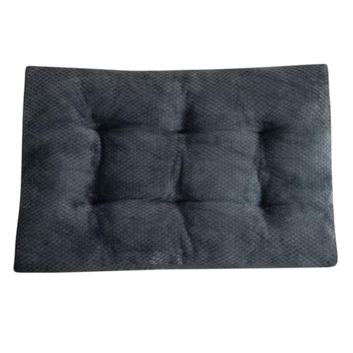 Yuly Cozy Hundebett,Hundekissen,Hundekorb,Weich und Bequem,Waschbar Hundematte für große,mittelgroße Hunde,Orthopädischer Komfort,rutschfeste Unterseite (65x50x10cm,Dunkelgrau) von Yuly