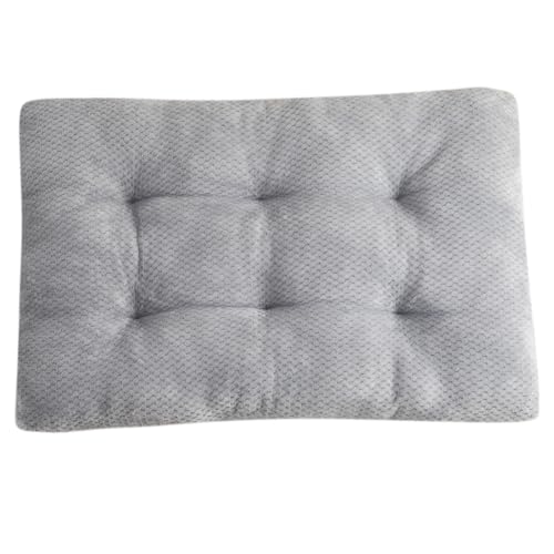 Yuly Cozy Hundebett,Hundekissen,Hundekorb,Weich und Bequem,Waschbar Hundematte für große,mittelgroße Hunde,Orthopädischer Komfort,rutschfeste Unterseite (65x50x10cm,Hellgrau) von Yuly