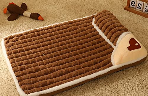 Yuly Hochelastisches Schwamm Hundebett, Abnehmbares Waschbares Hundekissen mit Reißverschluss, Super Weiches Haustier Bett für Medium, Kleine Hunde Rassen von Yuly