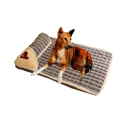 Yuly Plüsch Hundebett, Orthopädische Hundematte, Hundematratze mit Abnehmbarem Bezug, Hundesofa, Haustier Bett, Waschbares Hundebett Katzenbett, Rutschfestes Hundekissen von Yuly