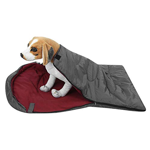 Hund Bett Schlafsack wasserdichte Tragbare Tragen Beständig Hund Reise Bett Camping Hund Bett Kissen Pet Mat Blanket Beruhigende Bett für Indoor Outdoor Wandern von Yumech