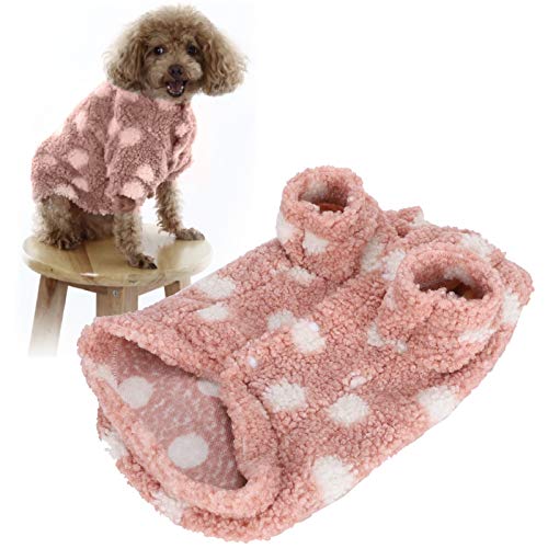 Hund Mantel Plüsch Warme Overall Pet Kalten Winter Weste Jacke Kleidung Wasserdicht Winddicht Outfit Pullover für Kleine Mittelgroße Hunde Katzen von Yumech