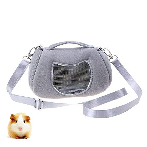 Yumech Hamster Träger Tasche Atmungs Pet Ausgehenden Reisetasche mit Schulter Gurt für Kleine Tier Chinchilla Frettchen Guinea Pig Eichhörnchen Kaninchen Hedgehog Ratte von Yumech