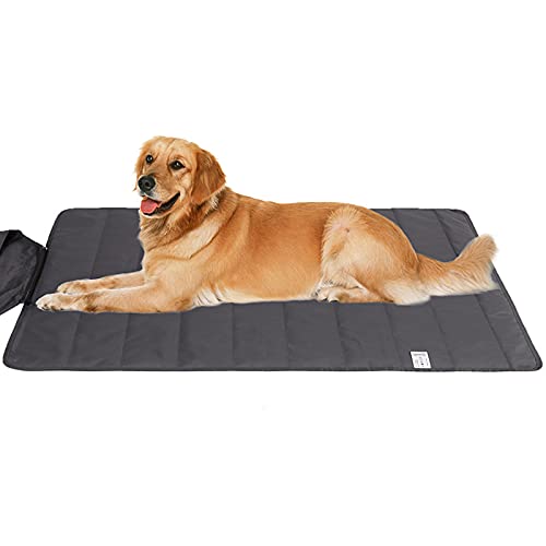 Yumech Pet Bed Dog Waterproof Reversible Sleeping Mat Folding Pet Pad Puppy Pee Mats for Crate Camping Travel Floor Training Indoor Outdoor Use 100cm x 70cm von Yumech