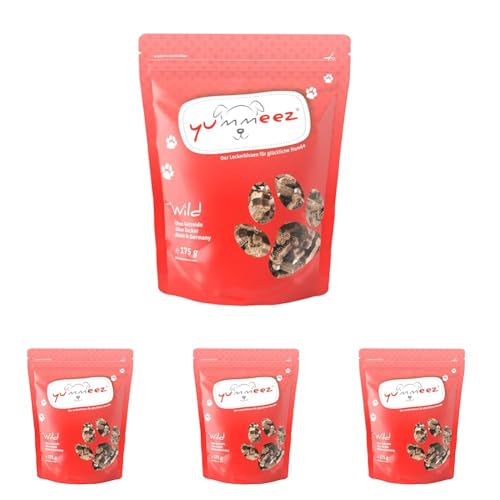 Yummeez Small Bones Hundesnack mit Hohem Fleischanteil, 175 g (Packung mit 4) von Yummeez