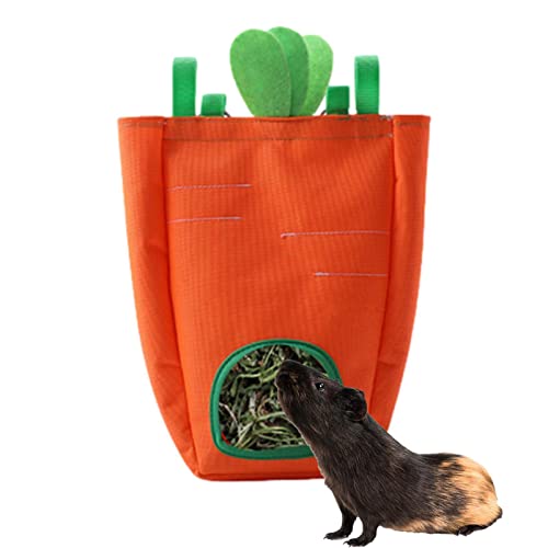 Futterhäuschen für Kaninchen,Heuhaltertasche für Kaninchen | Grasfuttersack aus Oxford-Stoff für Kaninchen, Meerschweinchen und Chinchillas, Käfigzubehör Yunmiao von Yunmiao