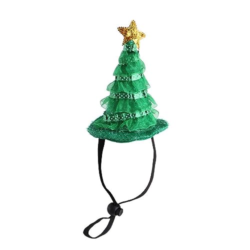 Grüner Weihnachtsbaum Hut Für Katze Weihnachten Party Haustier Hunde Halten Warm Kopfbedeckung Winter Weihnachten Cosplay Zubehör Haustier Hut Für Katze Haustier Hut Für Kleine Tier Haustier Hut Für von Yunnan Sourcing