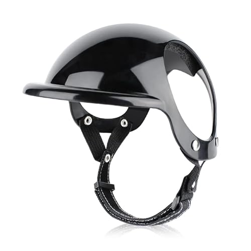 Verstellbarer Haustierhelm Welpenhelm Hundehelm mit Ohrloch Hund Harte Hut Hundekappe Motorrad Hundehelm Sicherheitshelm Motorrad Hundehelm Abdeckung von Yunnan Sourcing